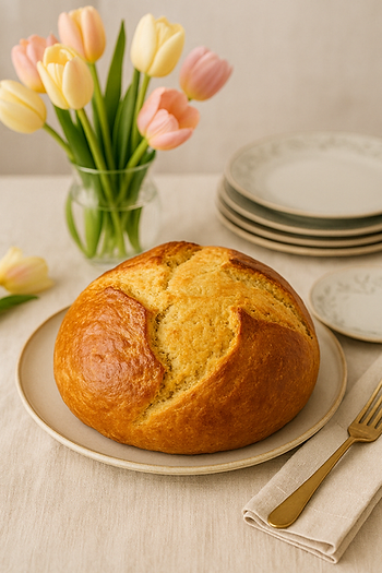 Veganes Osterbrot